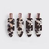 KITSCH Creaseless Clips Set Black Terrazzo