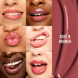 Danessa Myricks Beauty Glosswork 4D Ultra Shine Plumping Gloss Rose N Brunch