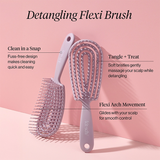 KITSCH Detangling Flexi Brush Soft Violet