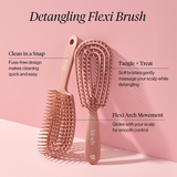 KITSCH Detangling Flexi Brush Terracotta