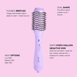 Mermade Hair Blow Dry Brush Lilac